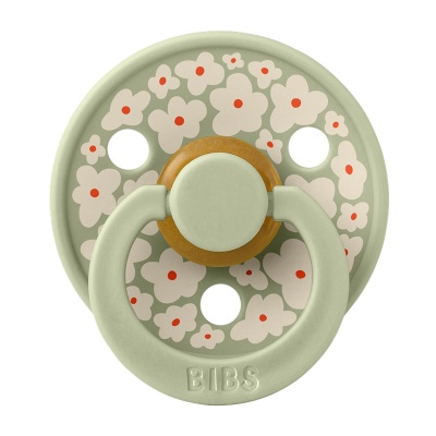 Пустышка латексная Bibs Studio Colour Jasmine Field от 6 месяцев Bibs 20018250 Sage 1